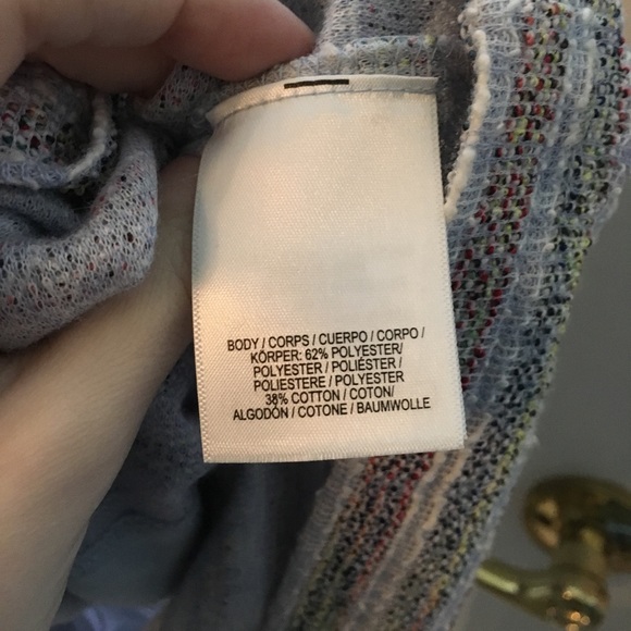 Akemi and Kin Multicolor Tunic Dress Anthropologie Striped Cotton Sleeveless XS - Picture 9 of 9